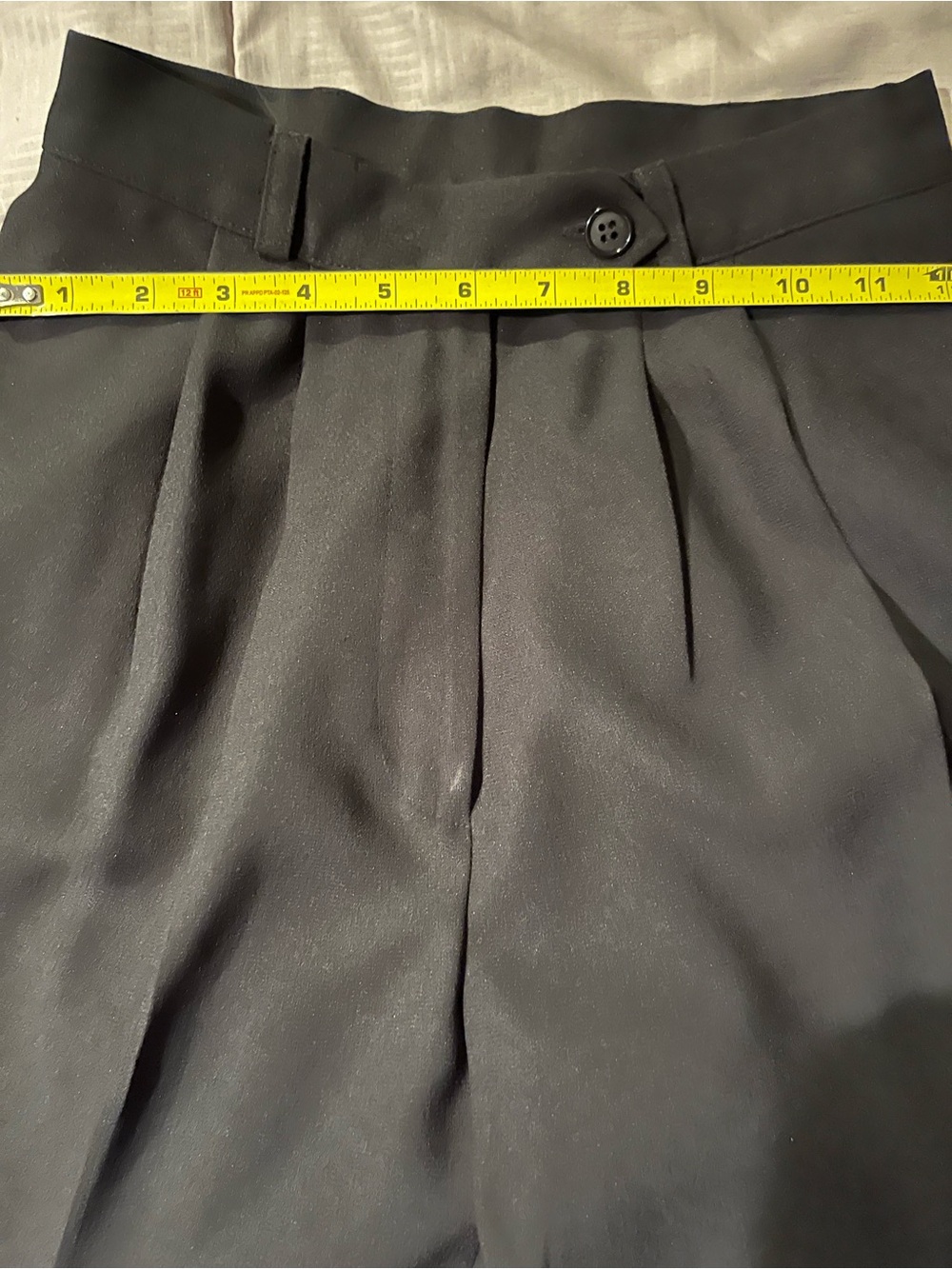 Classic High-Waist Black Women's Dress Pants